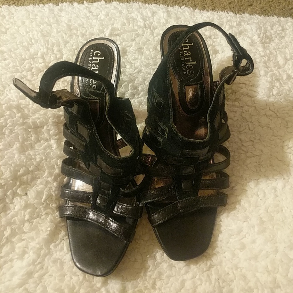 Charles David Black Heels